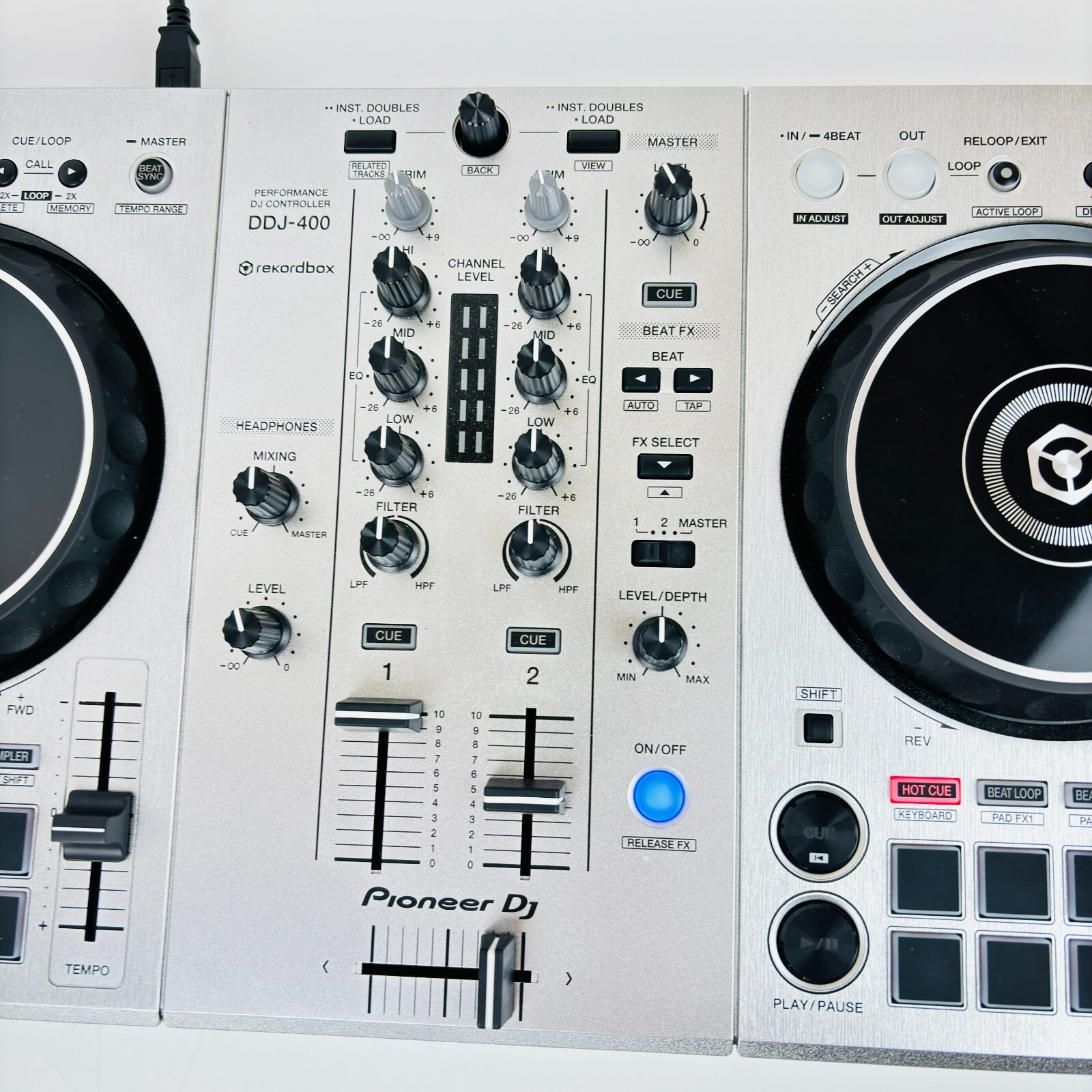 Pioneer DJ DDJ-400-S Silver Limited Color 2ch DJ Controller Pioneer DJ DDJ-400-S Silver Limited Color 2ch DJ Controller