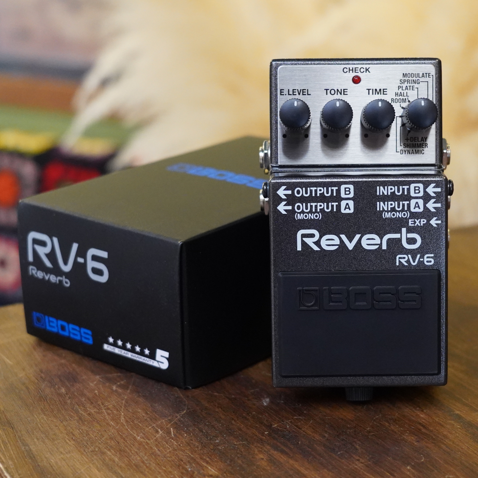BOSS ( ボス ) RV-6 リバーブ 期間限定 パッチケーブルプレゼント中♪】 BOSS RV-6 Reverb リバーブ