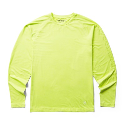 Wolverine Men Sun-Stop Long Sleeve Crew Limeade Heather M Толстовка