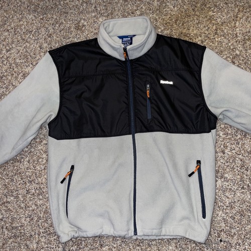 Reebok Men's Fleece jacket Beige RN# 89421 CA# 17335 XL