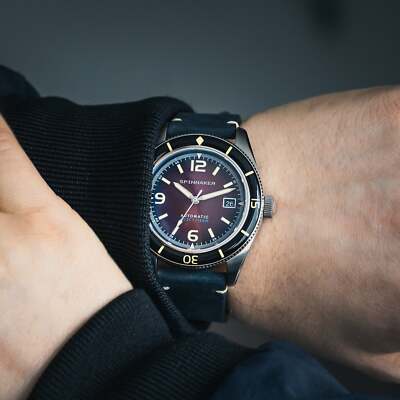 Pre-owned Spinnaker Fleuss Stainless Steel 43mm Japanese Automatic Wristwatch