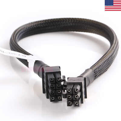 8 Pin to 6 Pin NVIDIA GPU PCI-E Graphics Card Power Cable Adapter Dell R730 35cm