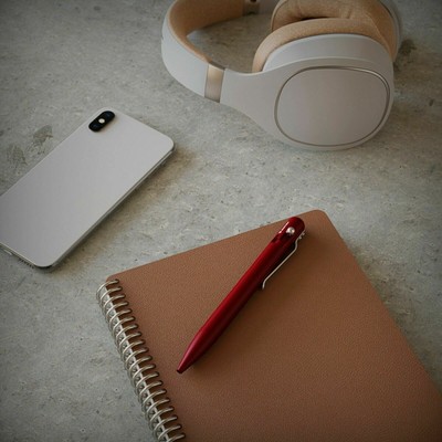 BASTION BOLT ACTION ALUMINUM RED PEN Metal Color Lightweight Tactical Pens NEW