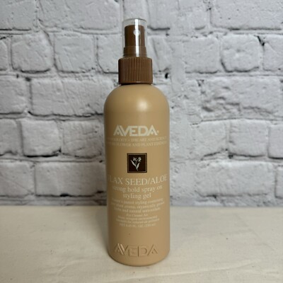Aveda Flax Seed Aloe Strong Hold Spray On Stying Gel 8.5 fl oz Discontinued