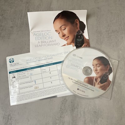 Nuskin Galvanic Spa System II Manual DVD Quick Start Guide