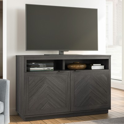 Herringbone Style Tvs Up To 55” Concealed Storage Space