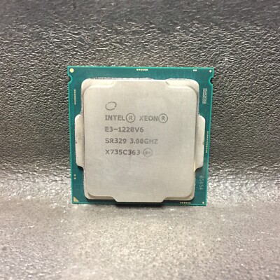 Intel Xeon E3-1200 v6 SR329 3.0GHz Quad Core LGA1151 8MB Processor CPU Tested