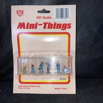 IHC Mini-Things HO Scale Laborers Workmen Blue Collar 42-3304