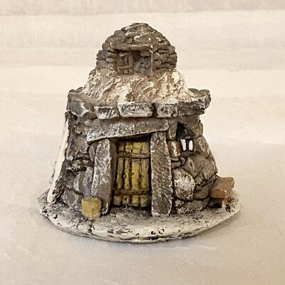 Micro Troll Hut, Miniature Stone Fairy Garden Hobbit  House, Terrarium House