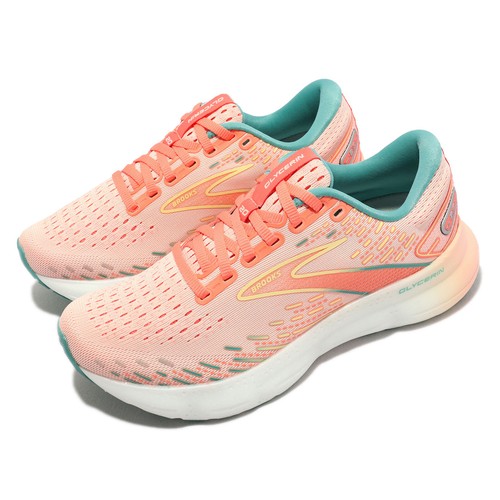 

Женские шоссейные кроссовки Brooks Glycerin 20 Pink Orange Green 1203691B-658, Розовый, Glycerin 20