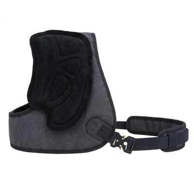 Rifle Shotgun Recoil Pad Leather Archery Half Chest Protector Guard Shirt Vest