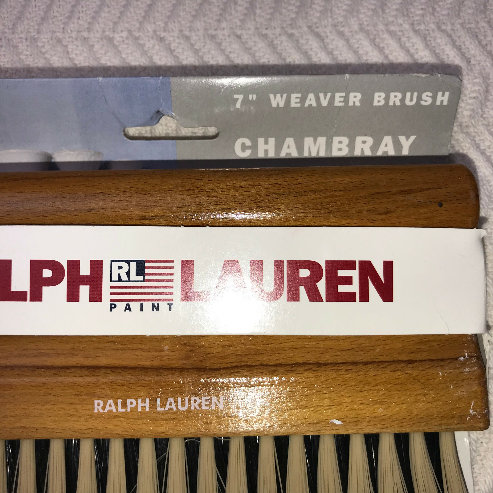 Ralph Lauren Paint 7 Inch Weaver Brush Chambray Effect Textured Walls 720005 NEW