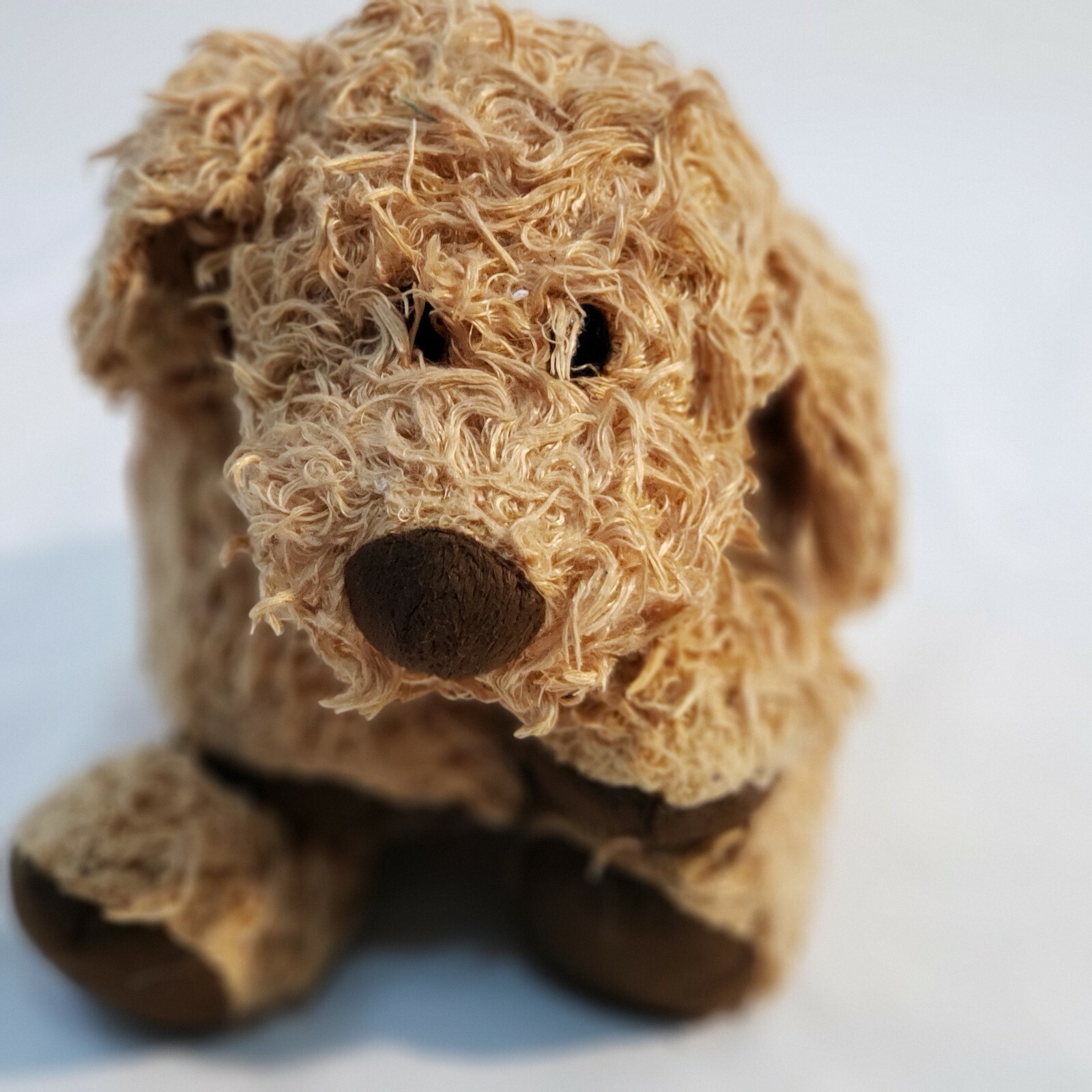 Ty Beanie Buddies Dog Puppy Lab Brown Silk 15