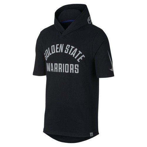 [876760-010] Мужская футболка Nike NBA Golden State Warriors с коротким рукавом и капюшоном