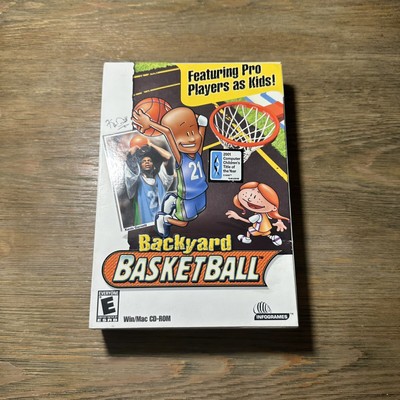 Backyard Basketball PC CD-ROM Windows/Mac Sports Video Game With Box