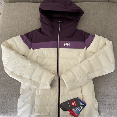 NEW Ladies Helly Hansen Imperial Puffy Ski Jacket - Amethyst Women s Large