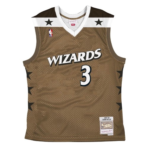 

MITCHELL - NESS NBA SWINGMAN ДЖЕРСИ WASHINGTON WIZARDS 2007 КЭРОН БАТЛЕР, Золотой