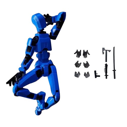 Titan13, Dummy 13, T13 Action Figure,Toy Robot, 3D Printed - Fully Assembled