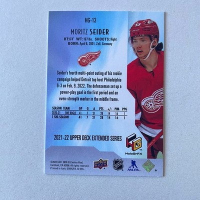 2021 Upper Deck Extended #HG-13 Moritz Seider RC HoloGr-FX