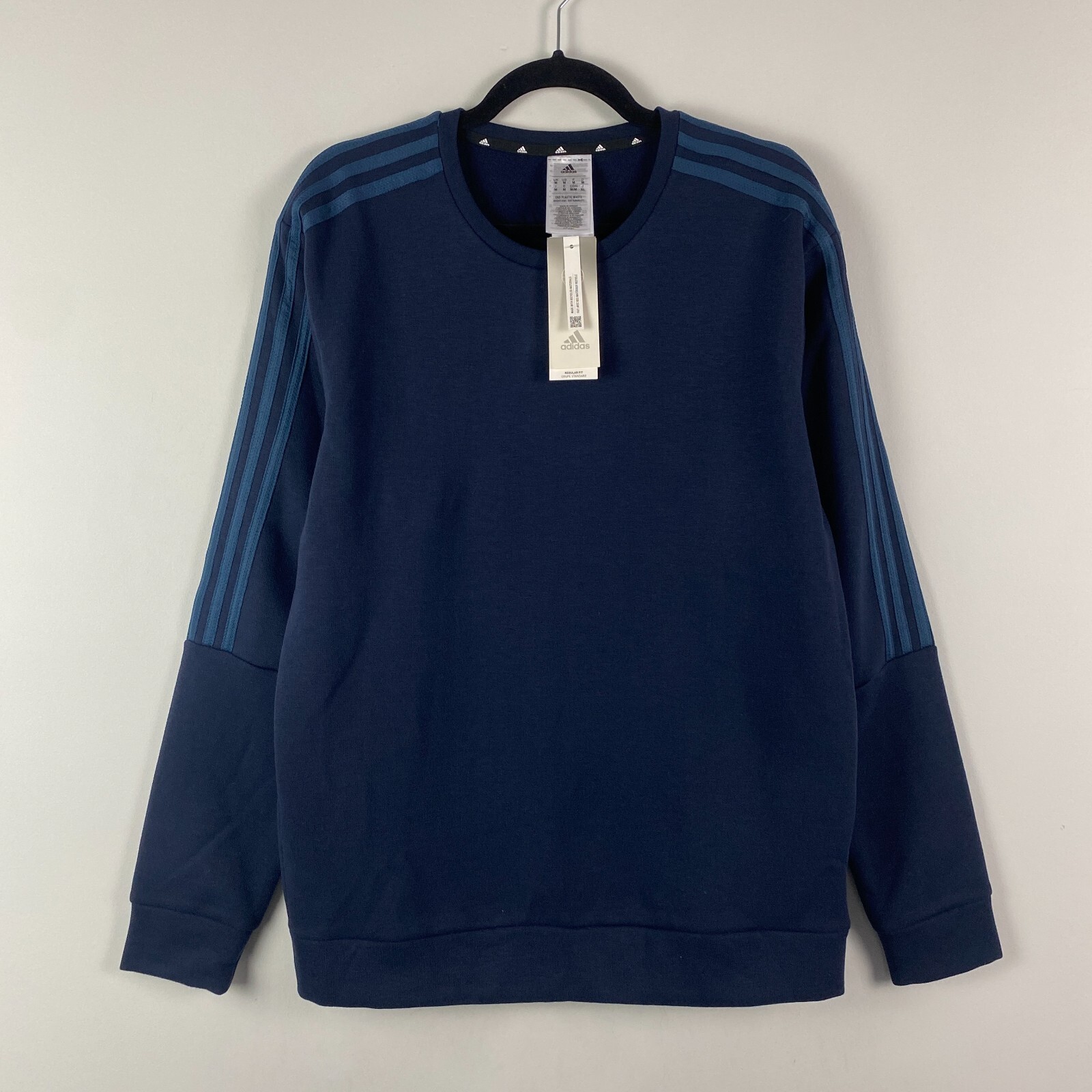 Adidas Legend Ink Fleece Crew Sweater Pullover Navy HT1194