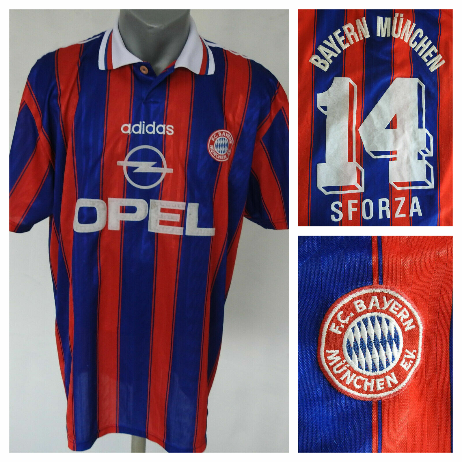 adidas FC Bayern München 95〜97 サイズL adidas FC Bayern München 95〜97 サイズL