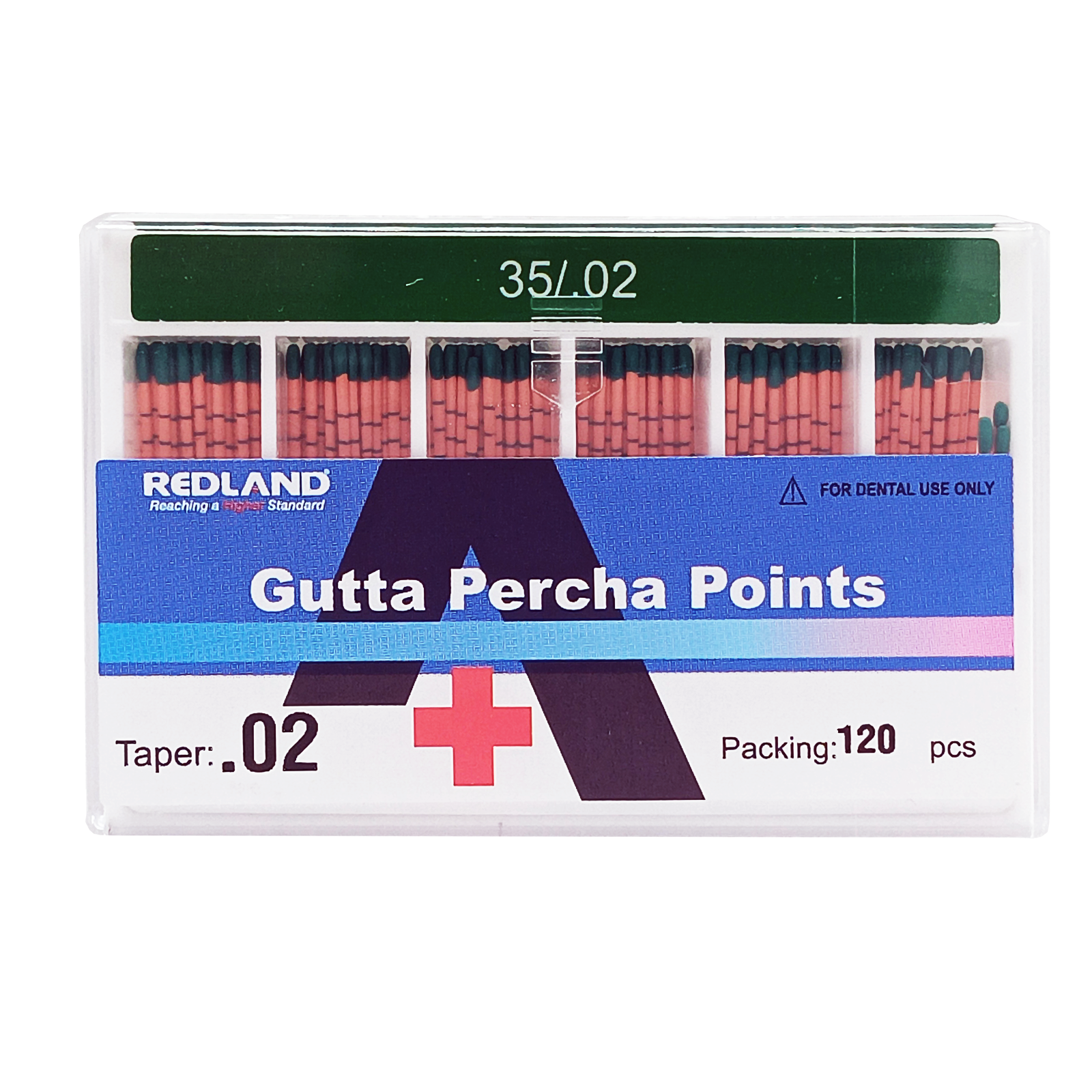 REDLAND MM Marked Endodontic Gutta Percha Point .02/.04/.06 Taper All Size 15-40