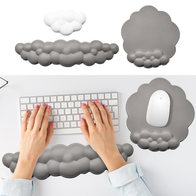 Ergonomic Cloud Wrist Rest Keyboard Mouse Wrist Rest Pad Hand Palm Support