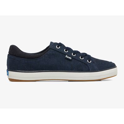 Keds Women Center II Marled Sneaker Navy 7 M Fashion Sneakers Fabric