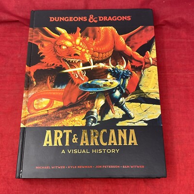 First Ed 1st Press Dungeons & Dragons Art & Arcana Visual History D&D Hardcover