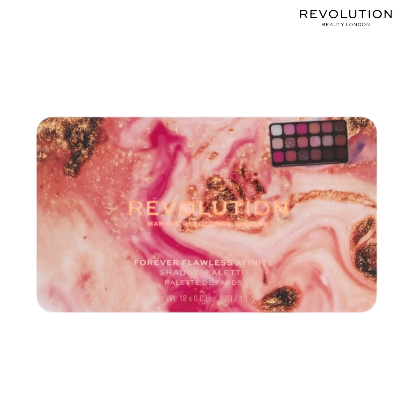 Revolution Forever Flawless Regal Romance 18 Colour Eyeshadow Palette