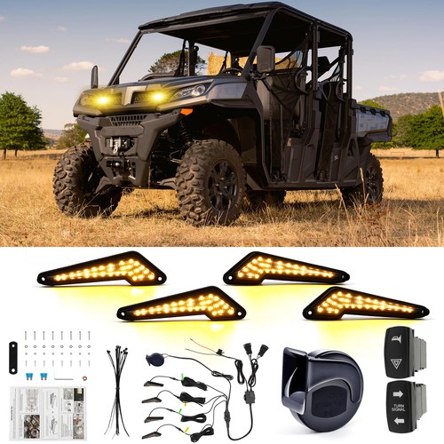 UTV LED Turn Signals + Horn Street Legal Kit For CFMOTO Uforce