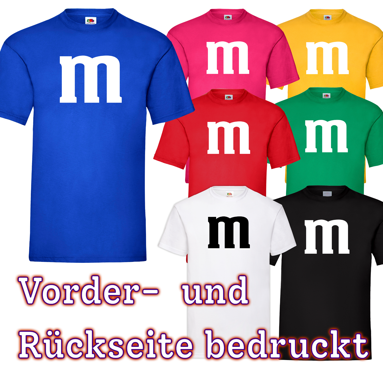 Shirtracer Kinder T-Shirt Jungen – Mit 'M&M' Faschingsmotiv, Aus Baumwolle, Für Karneval & Partys | Grau Meliert, Kurzärmlig, Mit Rundhals
