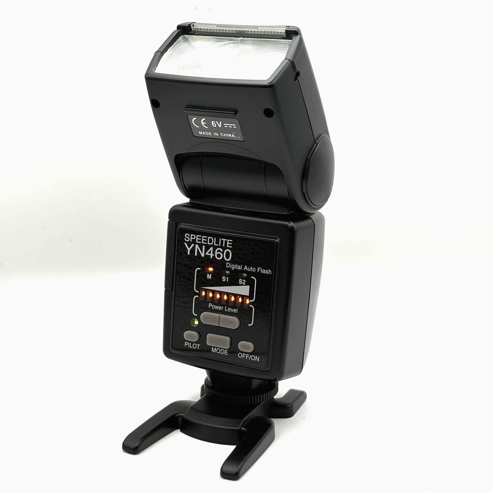 TESTED* Yongnuo YN-460 Speedlite Manual Shoe Mount Flash Excellent Cond w/ Stand