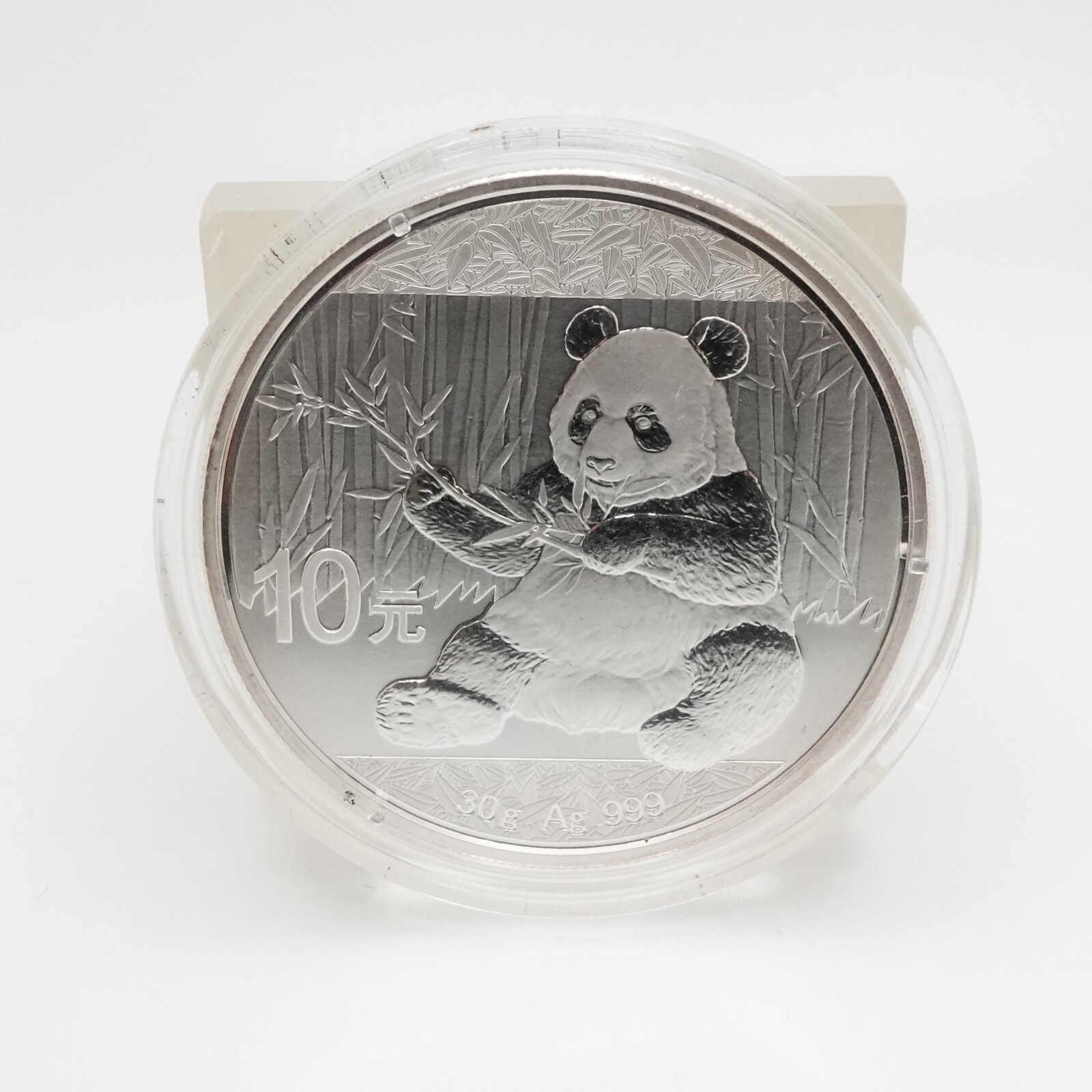 2017年 中国 パンダ銀貨 10元 パンダ 10元銀貨 銀貨 PCGS 0 サイン入り