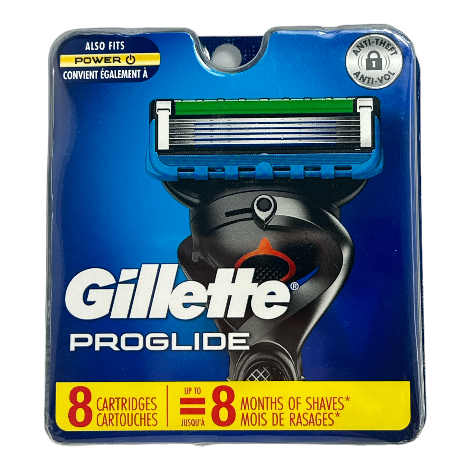 Gilette Proglide 8 Cartridges Men's Razor Blade Refills ; New Sealed