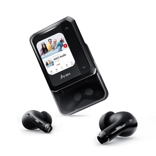 iKKO ActiveBuds 高性能AI ワイヤレスイヤホン ChatGPT ActiveBuds: AI-Smart Earphones with ViVid Touchscreen | iKKO