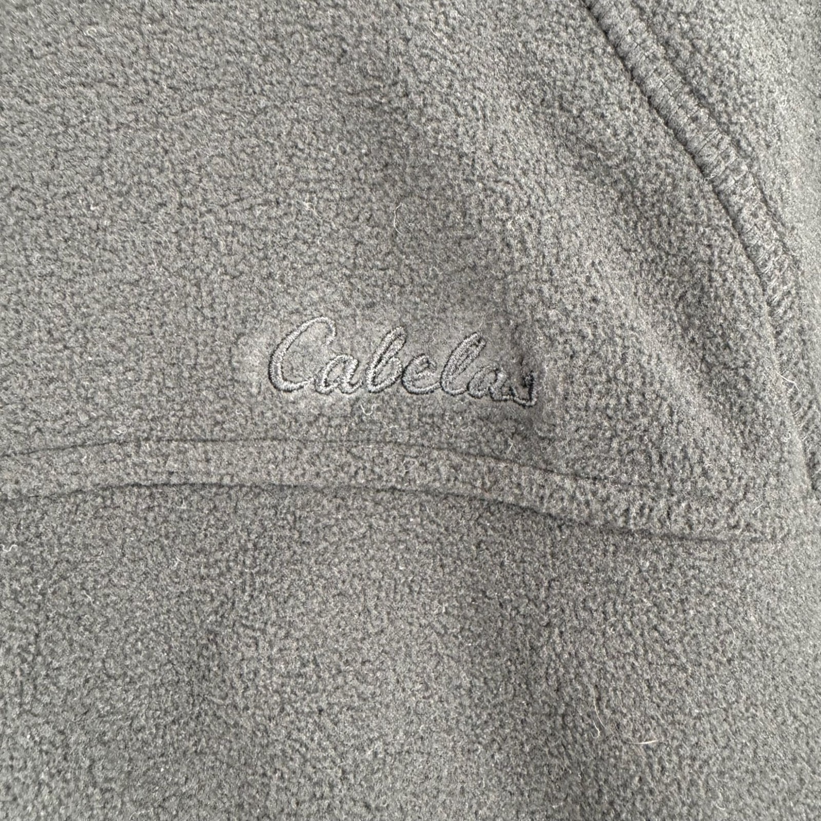 Cabela's 1/4 Zip Fleece Pullover Jacket Men's Size Medium Black NEW