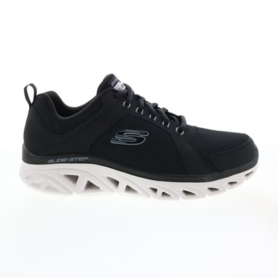 Skechers Glide Step Sport Новый подход Мужские черные широкие кроссовки Обувь