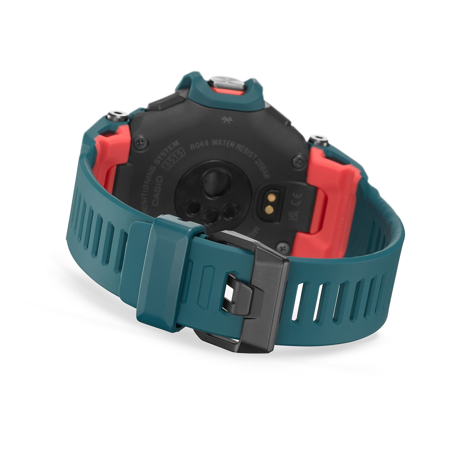 Pre-owned Casio G-shock Gbd-h2000-2jr G-squad Bluetooth Gps Radio Solar Watch Blue