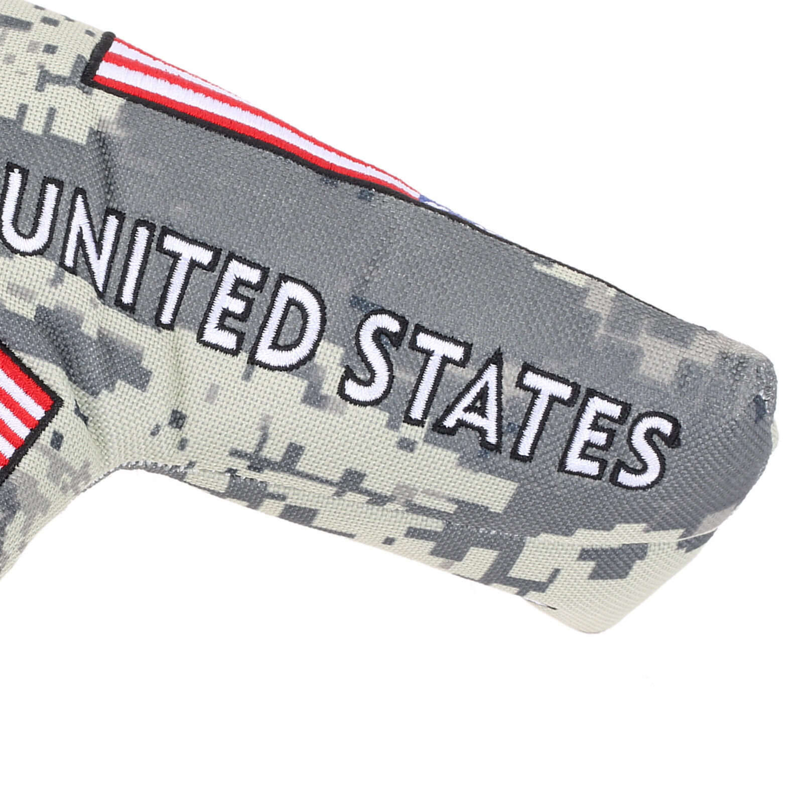 Golf Blade Putter Head Cover Camouflage USA Flag Headcover with Magnetic Closure