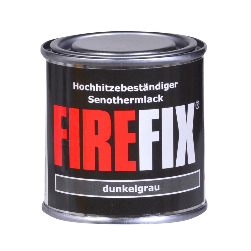 Firefix Ofenlack Dunkelgrau 125 Ml / HitzebestÃ¤Ndige Ofenfarbe / Speziallack