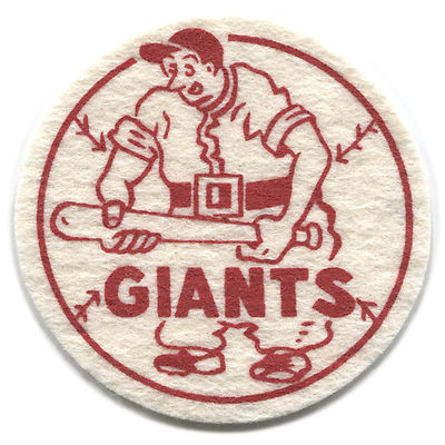 1954 NEW YORK GIANTS MLB BASEBALL BEST AND CO. VINTAGE 2.5'' TEAM LOGO PATCH