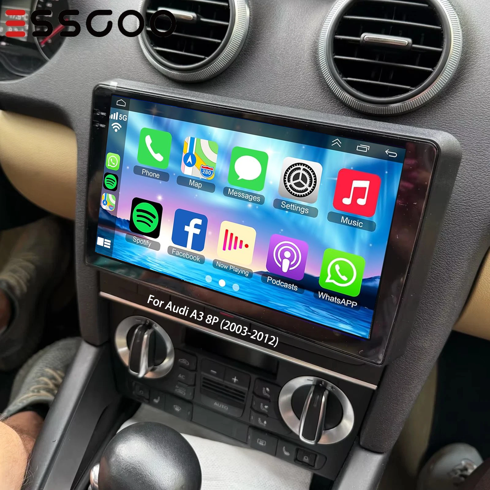 Upgrade Radio for Audi A3 2003-2013 9