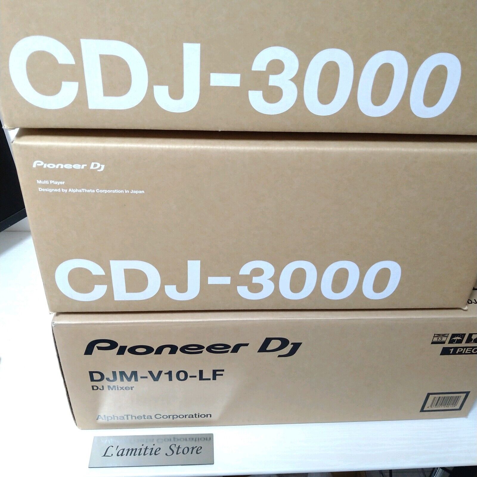 Pair 2x Pioneer CDJ-3000 + DJM-V10-LF Pro DJ Turntable Mixer Pair 2x Pioneer CDJ-3000 + DJM-V10-LF Pro DJ Turntable Mixer