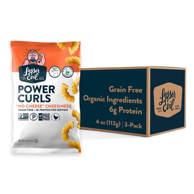 No Cheese Cheesiness Power Curls, Grain Free, Minimally Processed, Avocado Oi...