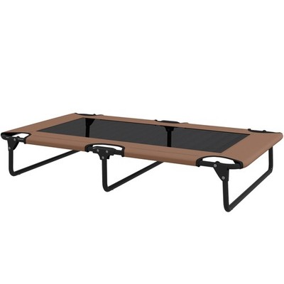 PawHut Brandina per Cani Grandi Pieghevole con Tessuto a Rete 107x61x20cm Grigio