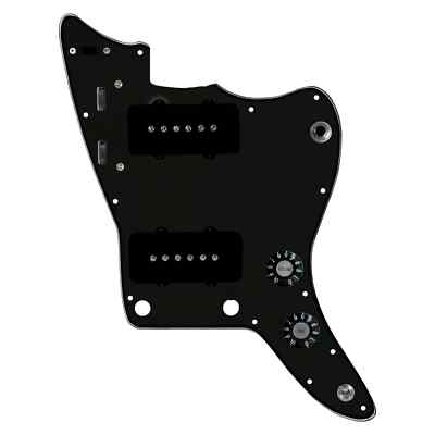 920D Custom Upgraded Jazzmaster Vintage Loaded Pickguard Black on Black