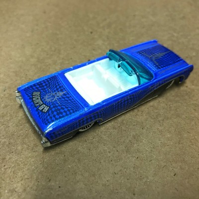 Blue '64 Lincoln Continental Hot Wheels Loose Diecast Car HA