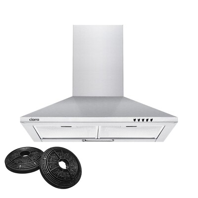 CBCS6201 Cooker Hoods 60Cm Class a with Carbon Filters Stainless Steel Chimney R