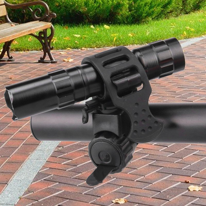 360&deg; Rotation Bicycle Flashlight Mount Bike Handlebar Extender Holder Bracket